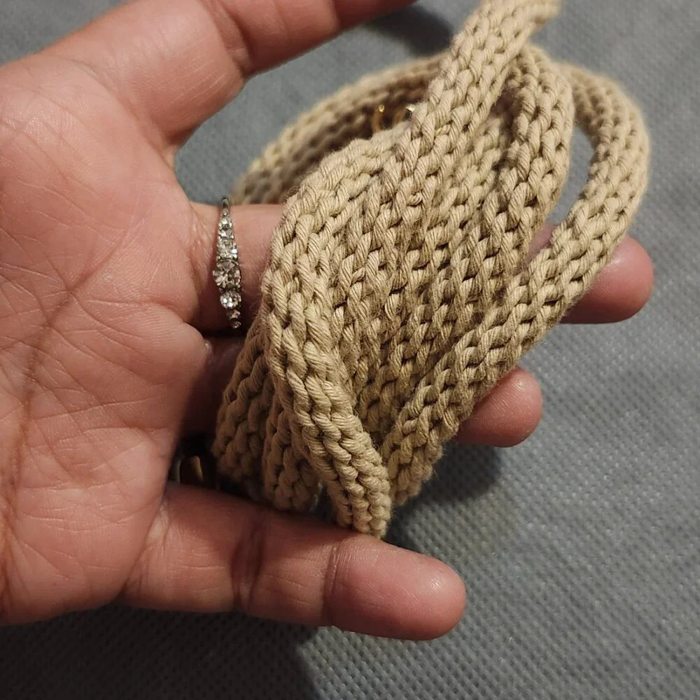 A Michael Kors Woven Braided Belt - Picture 5 of 6
